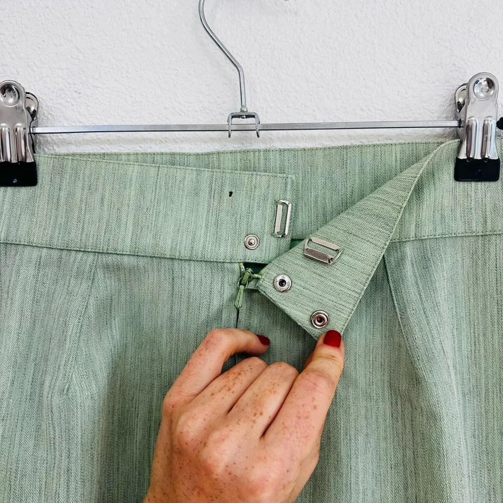 Rare 1980’s Thierry Mugler Sage Green Blazer Skirt Set - Picture 13 of 16